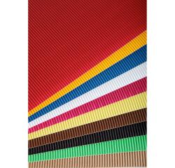 Clairefontaine Medium Corrugated Card, 50x35, 300g, Assorted