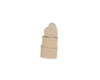 Assort 3 boîtes coeurs 14x8/18x11cm - Kraft