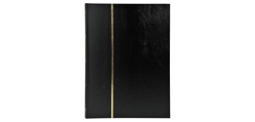 Album de timbres simili-cuir 16 pages noires - 22,5x30,5 cm