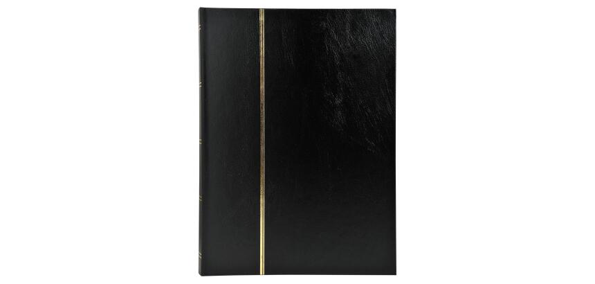 Album de timbres simili-cuir 16 pages noires - 22,5x30,5 cm
