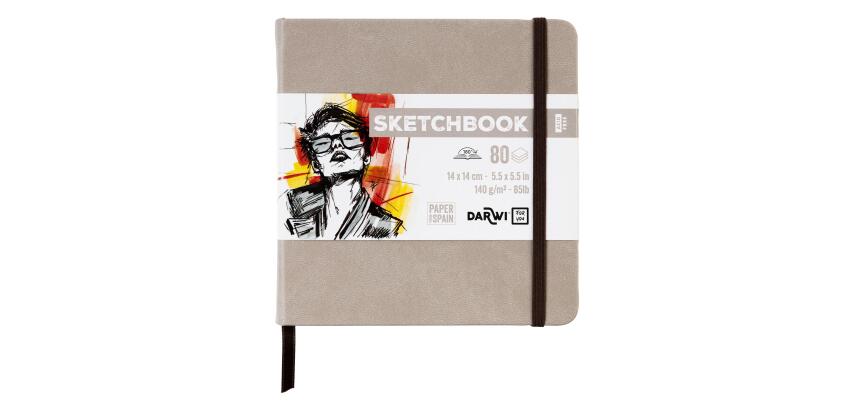 DFY Sketchbook 14x14 80F 140g - Taupe