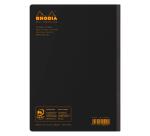 Rhodia Composition Book Black, A5, 5x5 Squared - Black