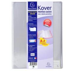 Protector-cuadernos Kover ® translucidos A4 MAXI (34x32 cm)