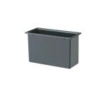 Compartiments Ecologic pour poubelles de bureau - Gris anthracite