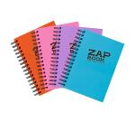 Zap Book carnet spiralé 160F A6 80g - Assortiment mixte