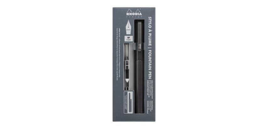 Rhodia Script Fountain Pen Nib EF - Titanium