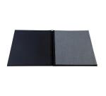 Spiralfotoalbum MILANO 32x32 cm, 60 schwarze Seiten - Schwarz