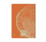Cahier piqué FOREVER PREMIUM 100% recyclé A4 96 pages ligné papier recyclé blanc 90 g - Orange rouille