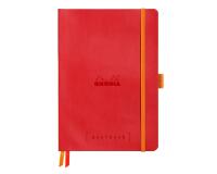 Rhodiarama Goalbook souple A5 240 pages dot papier ivoire 90g - Coquelicot