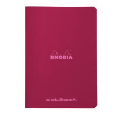 Cahier piqué Rhodia Couleurs Prune 14,8x21 cm - Prune