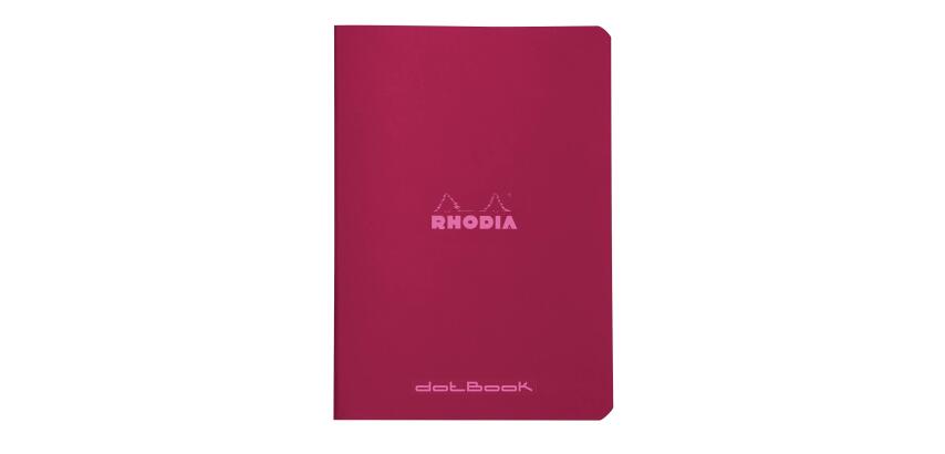 Cahier piqué Rhodia Couleurs Prune 14,8x21 cm - Prune