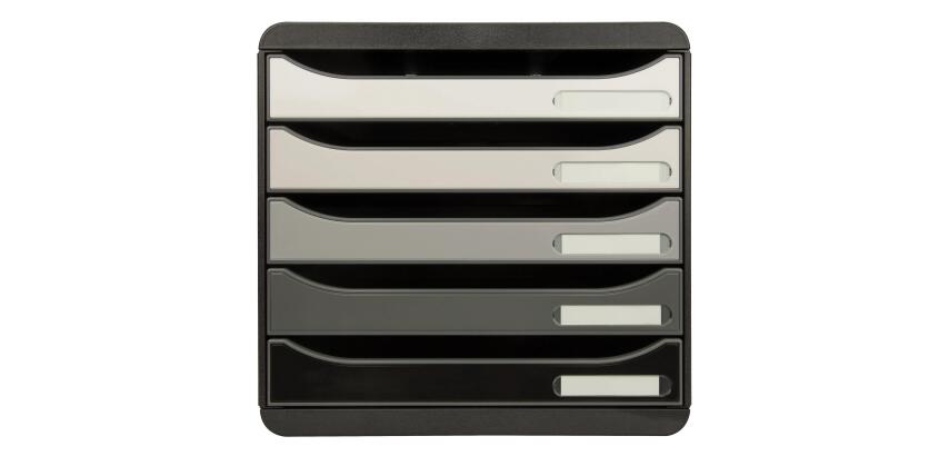 BIG-BOX PLUS black/shades of grey glossy - Shades of grey