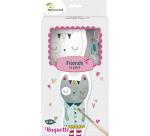 Friends to Paint, Huguette le Chat - Multicolore