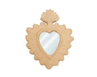 Ex-voto coeur miroir - Kraft