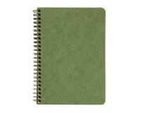Carnet reliure intégrale à pochettes Age Bag A5 120 pages détachables ligné - Vert