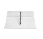 Lectern with binder rings - Crystal