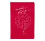Moulin Rouge, Carnet cousu fil 11x17 cm, 64 pages, ligné, ass.