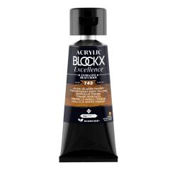Peinture acrylique extra-fine fine tube 75ml - Jaune de mars transp.