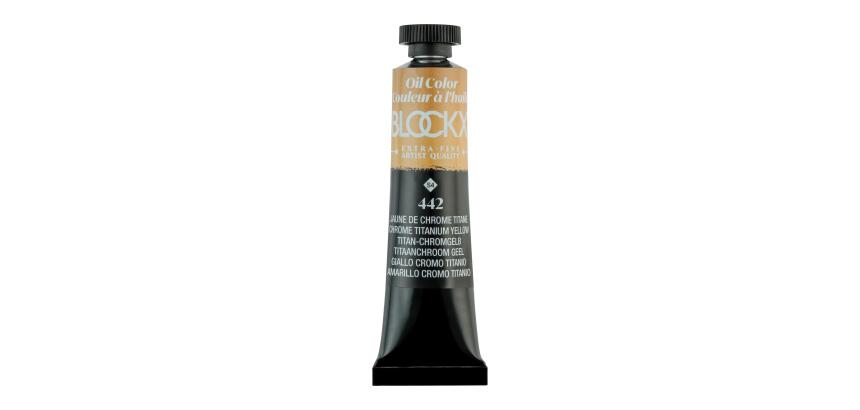 Peinture à l'huile extra-fine tube 20ml - Jaune de chrome titane
