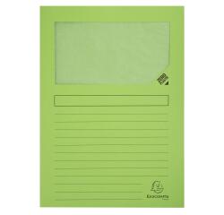 Exacompta Forever Recycled Window Folder, A4 (Pack 100)