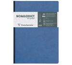 Clairefontaine Nomaddict Notebook - A5 - Dot - 96 Sheets - 90gsm - Clothbound - Blue