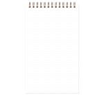 My.task.manager Age Bag bloc de bureau reliure intégrale en-tête 12x20 cm 250 pages détachables réglure DOT au verso - Tabac