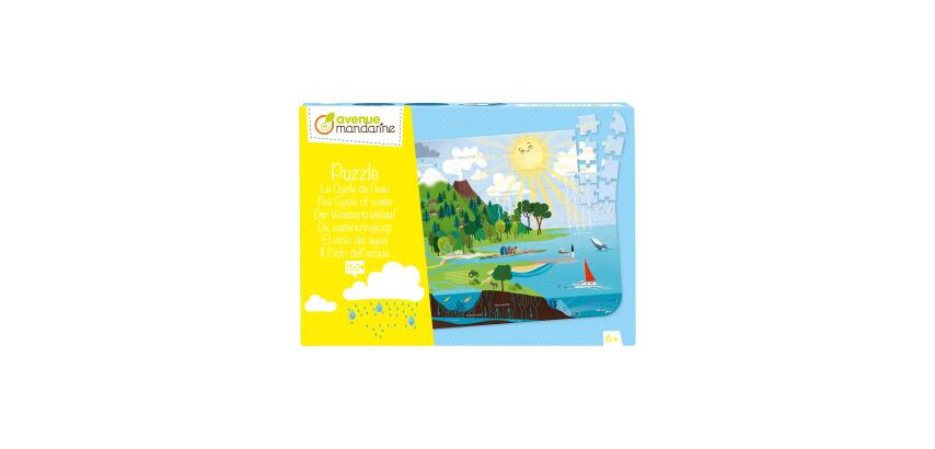 Puzzle éducatif, Le cycle de l'eau - Multicolore