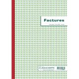 Manifold Factures avec mention TVA 29,7x21cm 50 feuillets tripli autocopiants