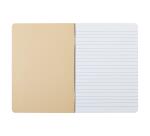 FOREVER PREMIUM Stapled Notebook 100% Recycled A5 96 Lined Pages White Recycled Paper 90 gsm - Lead Grey