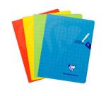 Stitched notebook Mimesys 17x22cm 32 pages large squares 3mm enlarged 12/12 Random color - Assorted