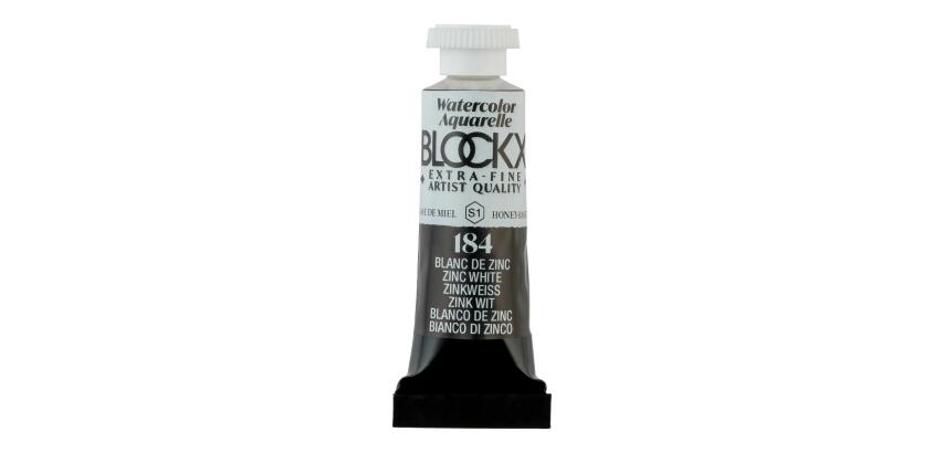 Aquarellfarbe, Zinkweiß - Tube 5ml - Zinkweiß
