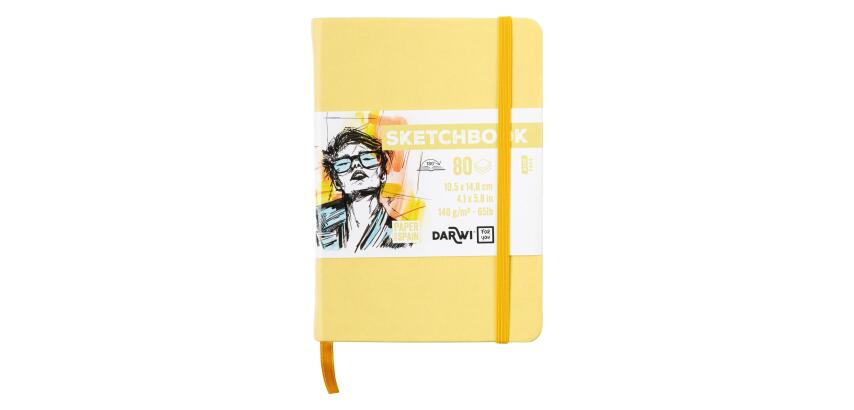 DFY Sketchbook A6 80F 140g - Jaune pâle