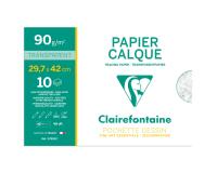 Papier Calque pochette 10F A3 90/95g