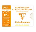 Clairefontaine Technical Drawing Paper Pack - A4 - 12 Sheets - 200gsm
