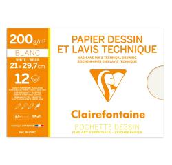 Dessin Technique pochette 12F A4 200g