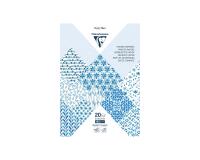 PAPIERS IMPRIMÉS, Bloc de 20 feuilles à motifs 160g/m2 au format A4 (21x29,7cm) + 1 idée créative - Shibori floral - Multicolore