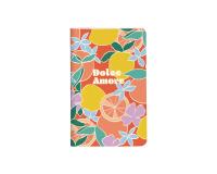 Dolce Amore, Carnet cousu fil 7,5x12cm, 48 pages, uni, ass.