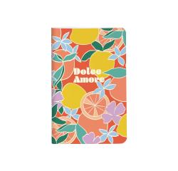 Dolce Amore, Carnet cousu fil 7,5x12cm, 48 pages, uni, ass.