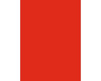 PAPIER AFFICHE PEINTE, Paquet de 25 feuilles 90g/m2 au format 60x80cm - Rouge