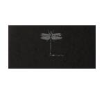 Flying Spirit, Skizzenheft 10,5x21 cm, Fadenbindung, 50 Blatt 90g - Schwarz
