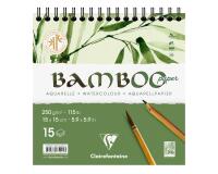 Bamboo bloc spiralé 15F 15x15cm 250g