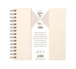 Album à personnaliser de 40 feuilles 200g/m2 au format 20x20cm - Ivoire irisé