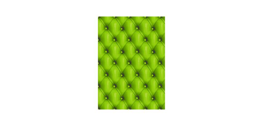 Décopatch 3 identieke bladen - ref 618. - Groen