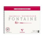 Fontaine album spiralé 12F 30x40cm 300g grain fin