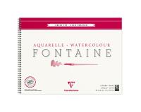 Fontaine album spiralé 12F 30x40cm 300g grain fin