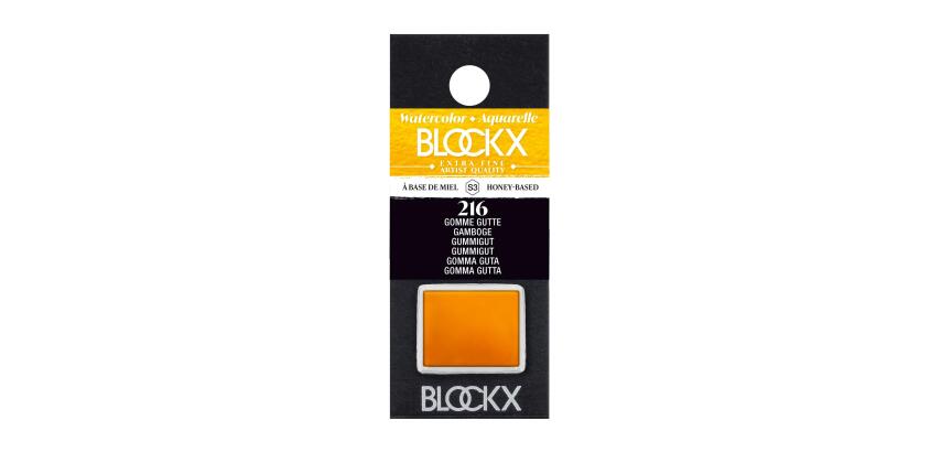 Aquarelle extra-fine demi-godet - Gomme gutte