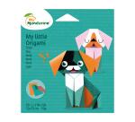 My little Origami, Chien, 12 x 12 cm, 20F, 70g - Multicolore