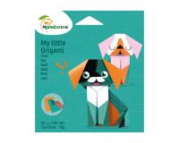 My little Origami, Chien, 12 x 12 cm, 20F, 70g - Multicolore