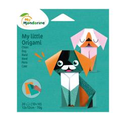 Mijn kleine Origami, Hond, 12 x 12 cm, 20F, 70g - Veelkleurig