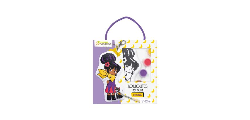Louloute to paint, Louna - Purple